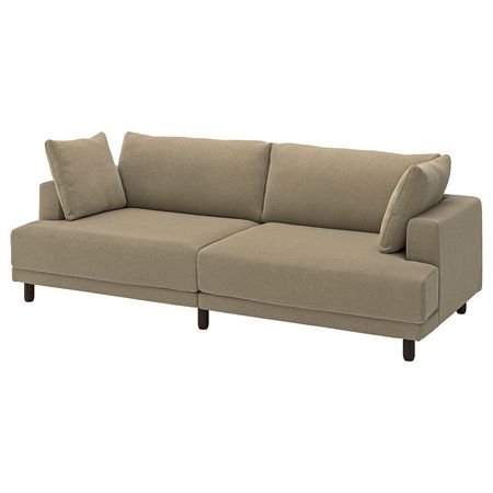 UPPÅKRA 3-местный модульный диван - Johanneshov коричнево-бежевый