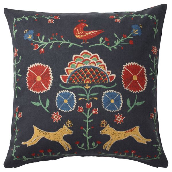 Чехол на подушку РЕНРЕПЕ, разноцветный (50x50 см) - фото 1