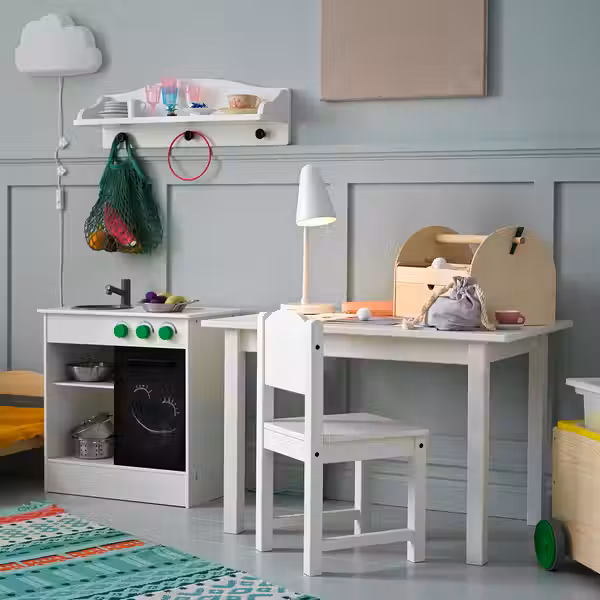 SUNDVIK Стол детский - белый 76x50 см - фото 2