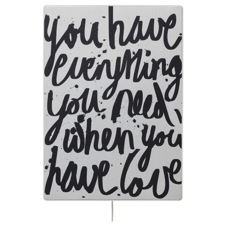 Панель для рамы с динамиком, Любовь — это все IKEA SYRLIG СИРЛИГMFONISK 905.212.70