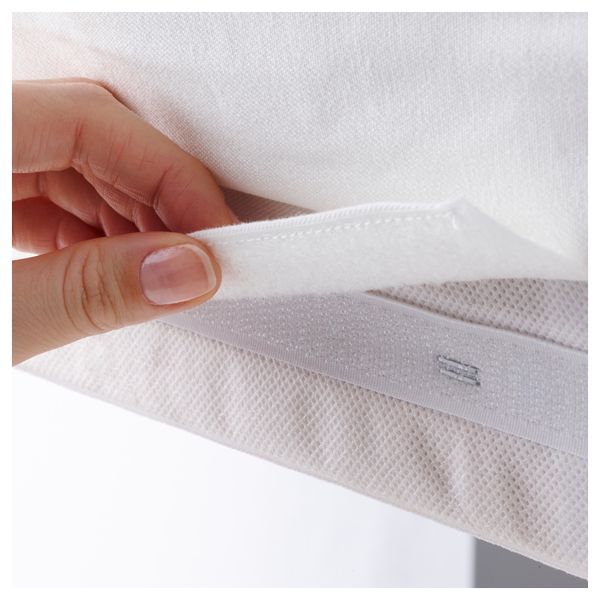 Стул с длинным чехлом ХЕНРИКСДАЛЬ, коричнево-чёрный, Блекинге белый - фото 5