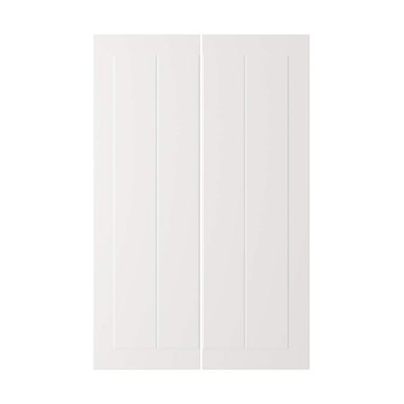 Дверца для напольного углового шкафа, 2шт, белый 25x80 см IKEA STENSUND СТЕНСУНД 404.514.15
