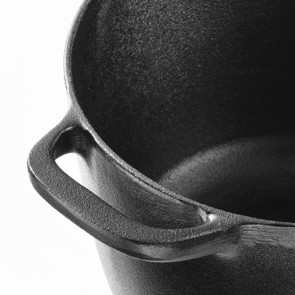 Кастрюля с крышкой, чугун 5 л IKEA VARDAGEN ВАРДАГЕН 204.370.53 - фото 9