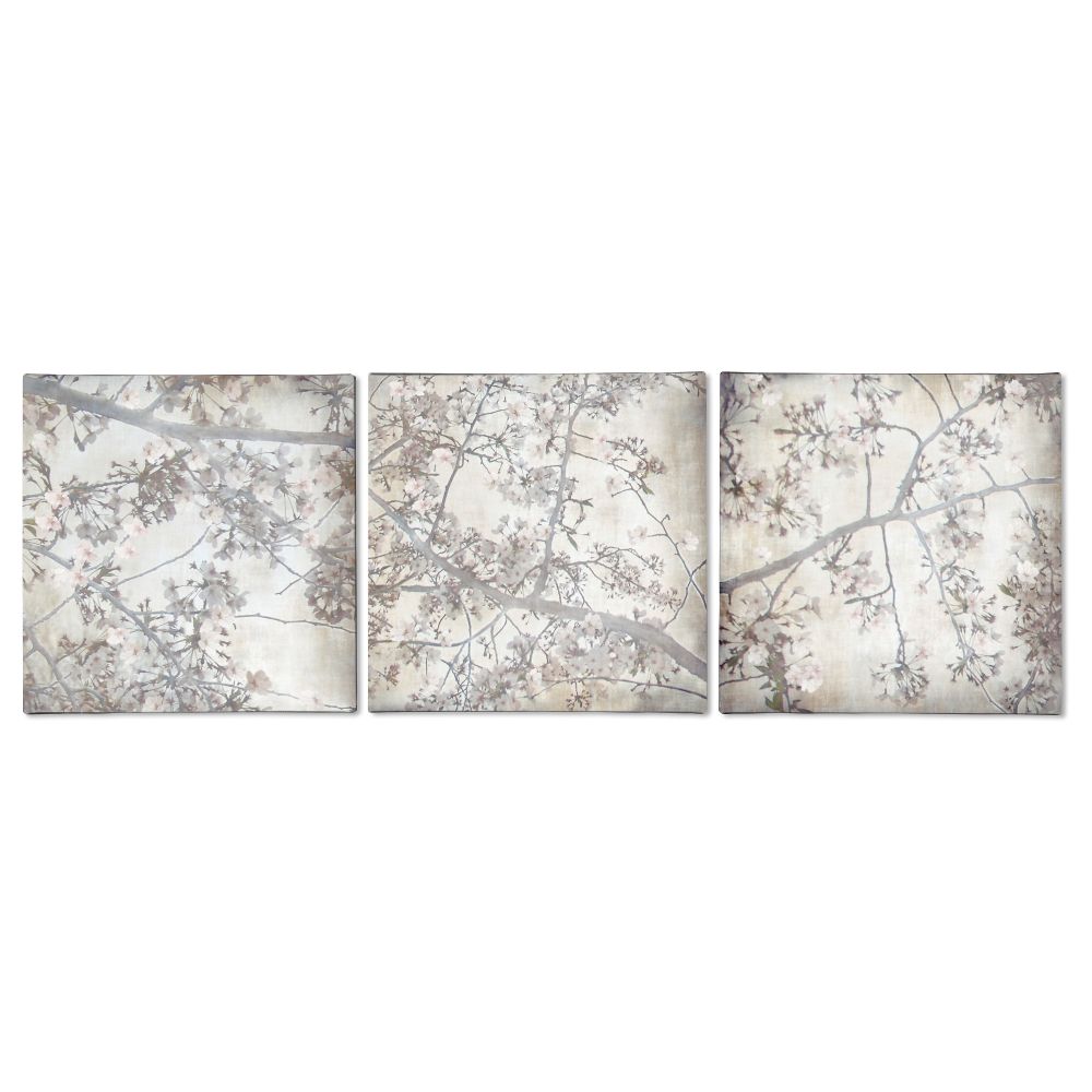 Картина, 3 шт ПЬЕТТЕРИД, вишневый цвет (56x56 см) - фото 1