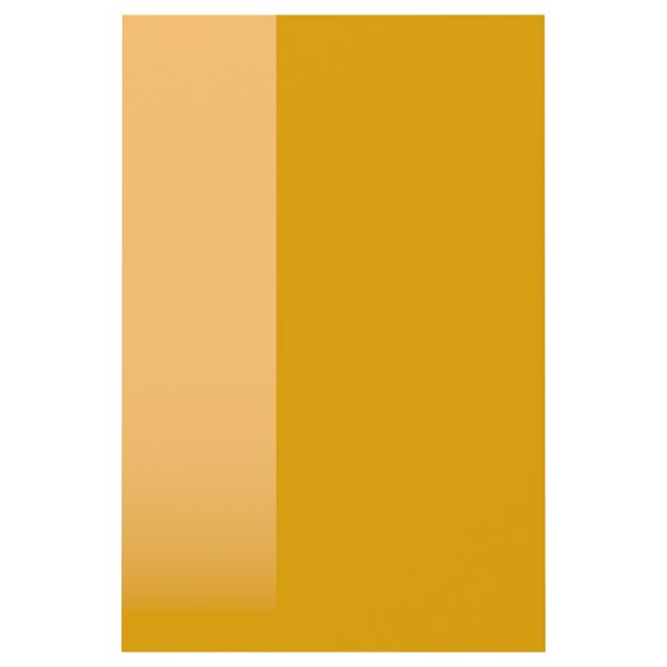 Дверь ЕРСТА, глянцевый желтый - схема-чертеж с размерами