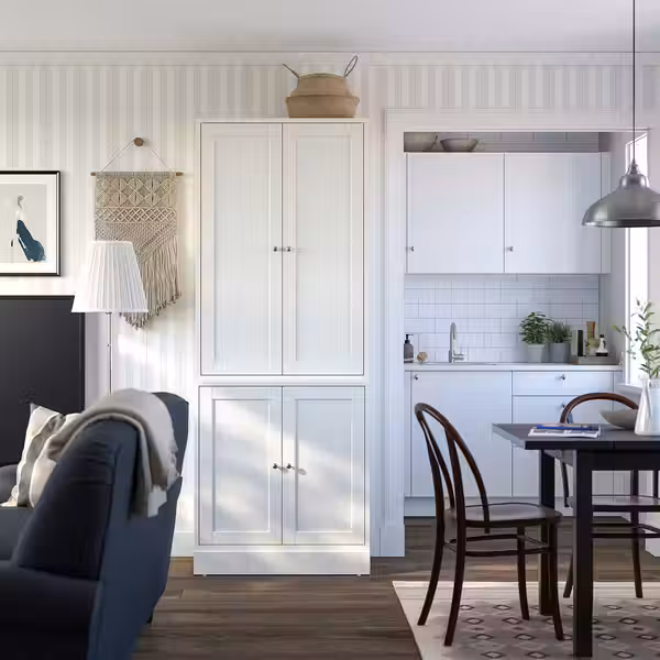 HAVSTA Шкаф - белый 81x35x123 см - фото 2