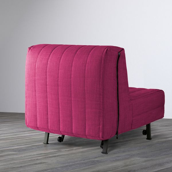 Кресло-кровать, Шифтебу малиновый IKEA LYCKSELE ЛИКСЕЛЕ 393.878.02 - фото 4