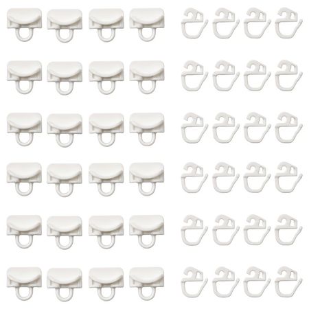 VIDGA Бегунок и крючок - белый