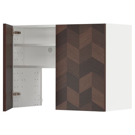 Навесной шкаф для вытяжки, полка, дверь IKEA METOD МЕТОД 995.043.89