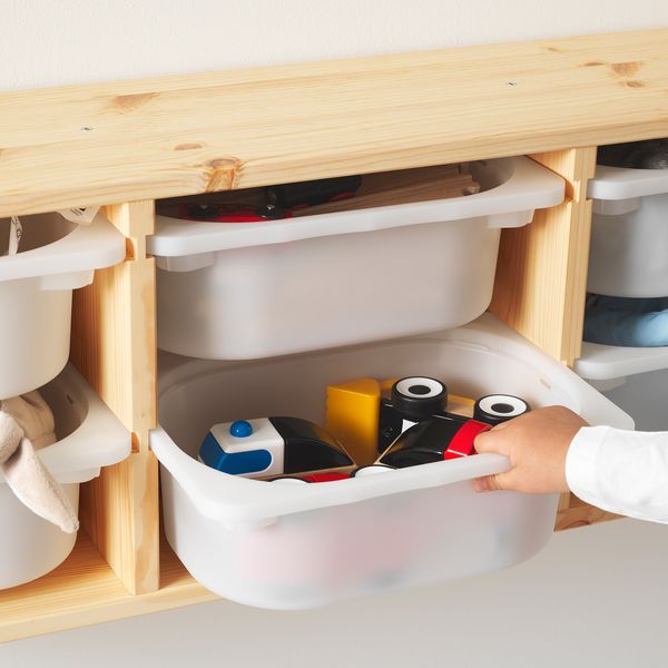 Настенный модуль для хранения, 93x21x30 cm IKEA TROFAST ТРУФАСТ 491.023.04 - фото 4