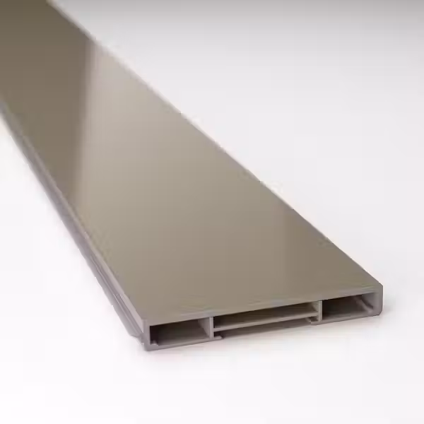 VOXTORP Цоколь - глянцевый темный серо-коричневый 220x8 см - фото 2