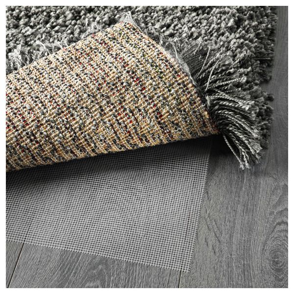 Ковер, длинный ворс ГОСЕР, темно-серый (56x150 см) - фото 3