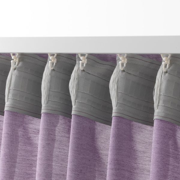 Гардины, 1 пара, сиреневый 145x300 см IKEA ХИЛЬЯ 104.250.22 - фото 5