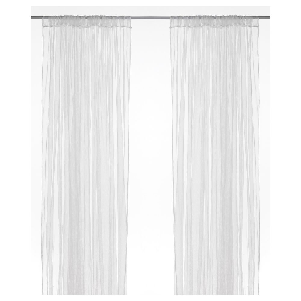Гардины, 2 шт., белый 280x300 см IKEA LILL ЛИЛЛЬ 503.705.84 - фото 1