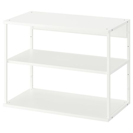 Открытый стеллаж, белый 80x40x60 см IKEA OPPHUS ОПХУС 304.525.47
