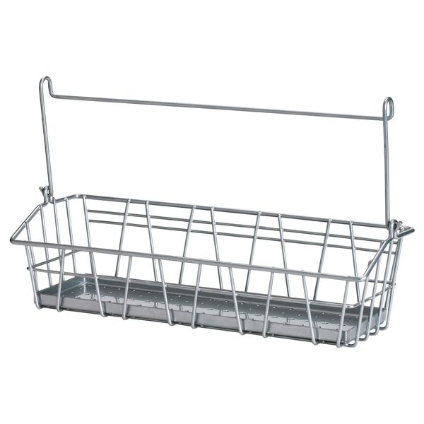 Проволочная корзина БЮГЕЛЬ, серебристый (33x10 см) - фото 1