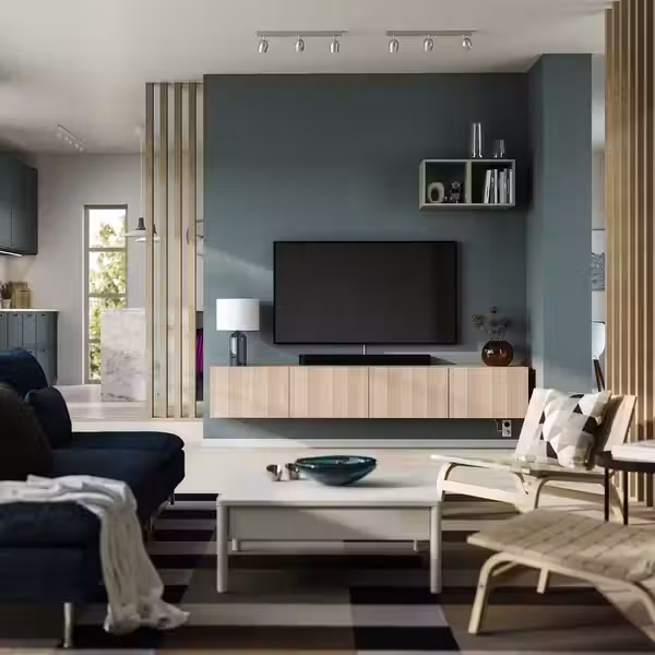 BESTÅ Тумба под ТВ, с дверцами - фото 2