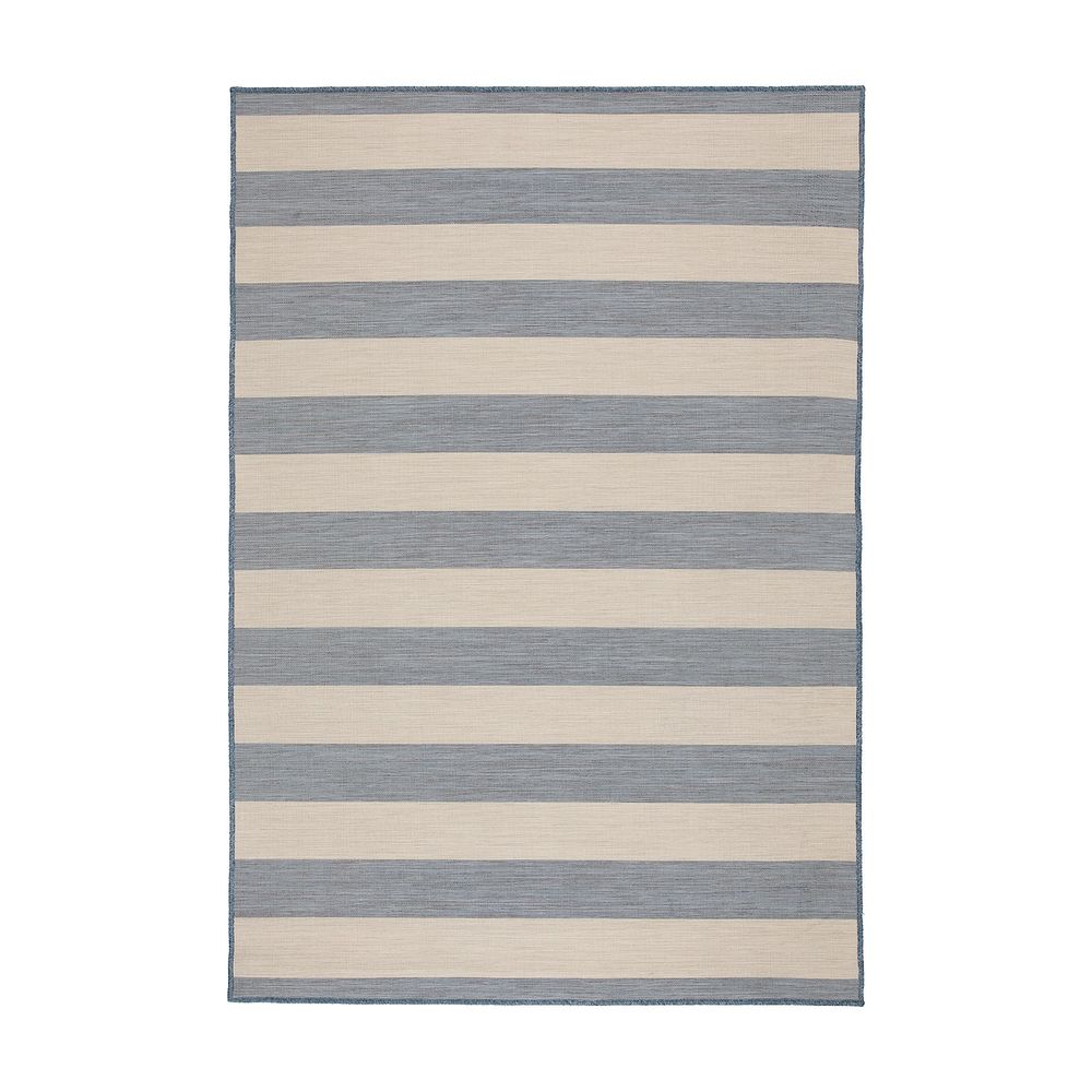 Ковер безворсовый, для/дома/улицы, бежевый/голубой 133x195 см IKEA VRENSTED ВРЕНСТЕД 404.951.98 - фото 1