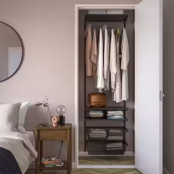 BOAXEL Гардероб, комбинация - антрацит 62x40x201 см - фото 2