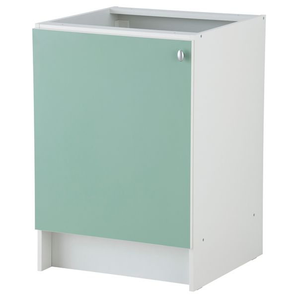 Шкаф под мойку АЛЬБРУ, светло-зеленый (60x86 см) - фото 1