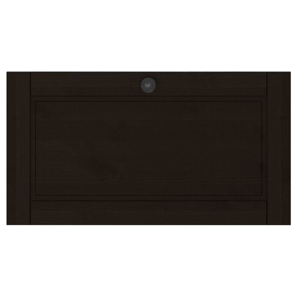 Фронтальная панель ящика СТУВА БЕТСАД, черно-коричневый (60x32 см) - схема-чертеж с размерами