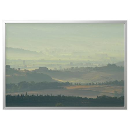 Картина с рамой, 140x100 см, Красивый вид, цвет алюминия IKEA BJÖRKSTA БЬЁРКСТА 794.716.05
