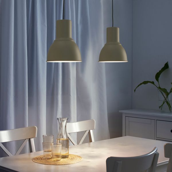 Подвесной светильник, бежевый 22 см IKEA ХЕКТАР 904.148.83 - фото 2