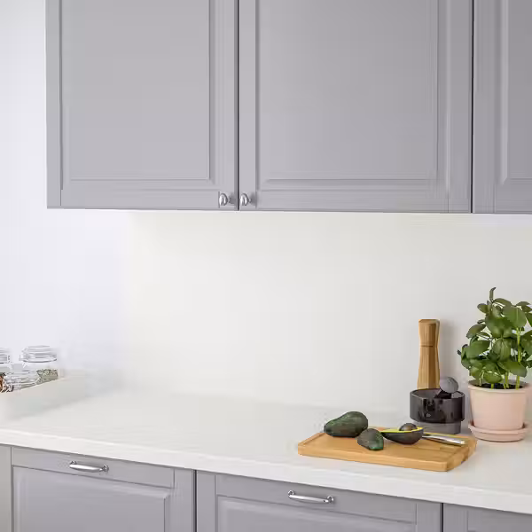 SÄLJAN Столешница - белый/светло-серый под камень/ламинат 186x3.8 см - фото 5
