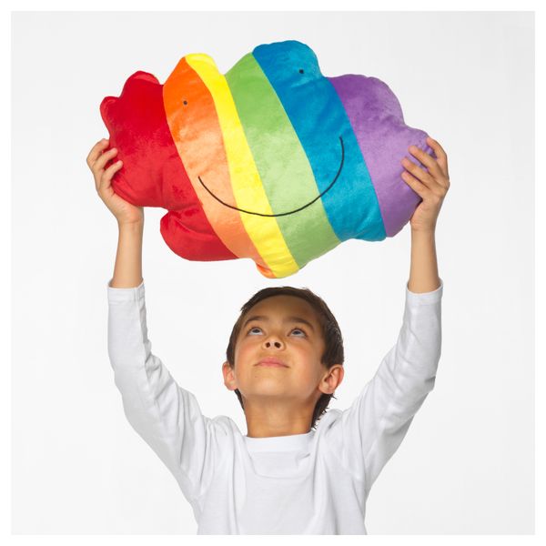 Мягкая игрушка САГОСКАТТ, радужное облако - фото 3