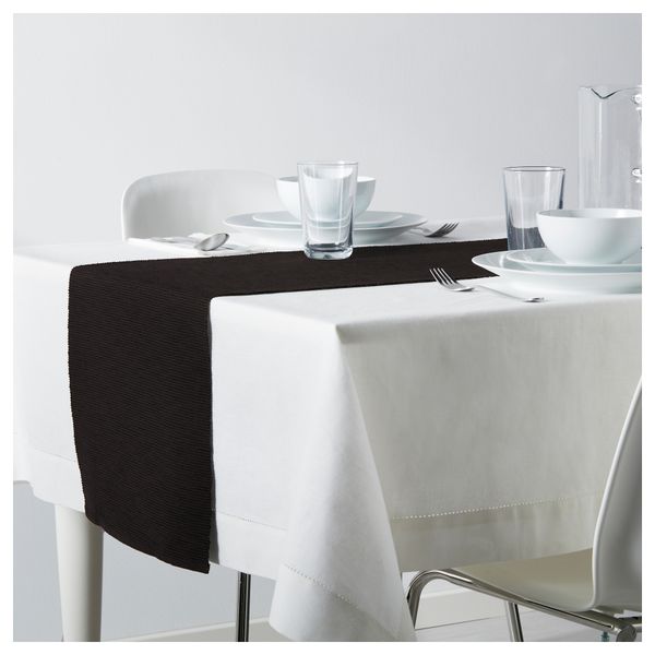 Дорожка настольная МЭРИТ, черный (35x130 см) - фото 2