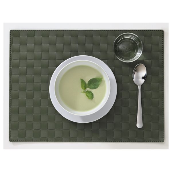 Салфетка под прибор УРДЕНТЛИГ, зеленый (46x33 см) - схема-чертеж с размерами