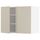 Навесной шкаф с полками, 2 дверцы, белый, Havstorp бежевый, 80x60 см IKEA METOD МЕТОД 194.568.15