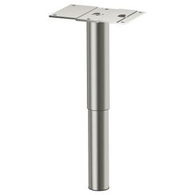 Ножка, круглой формы/нержавеющая сталь 15/25 см IKEA GODMORGON ГОДМОРГОН 703.498.41