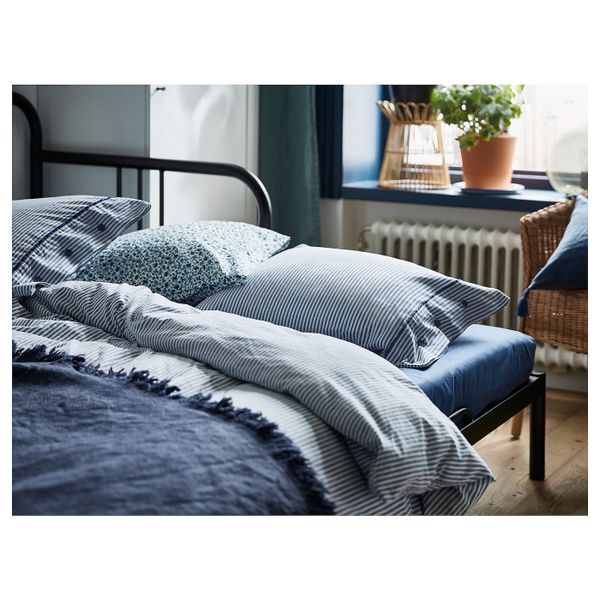 Плед, сине-серый темный 150x200 см IKEA ЙОФРИД 103.957.46 - фото 6