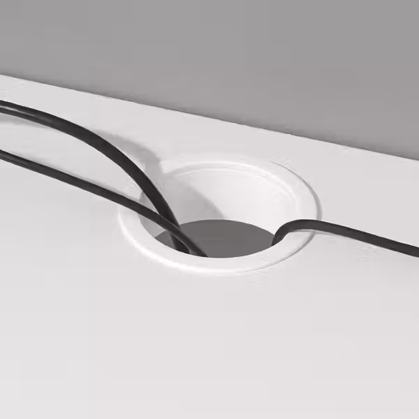 KJELLARNE Угловой письменный стол - белый 138x130 см - фото 6