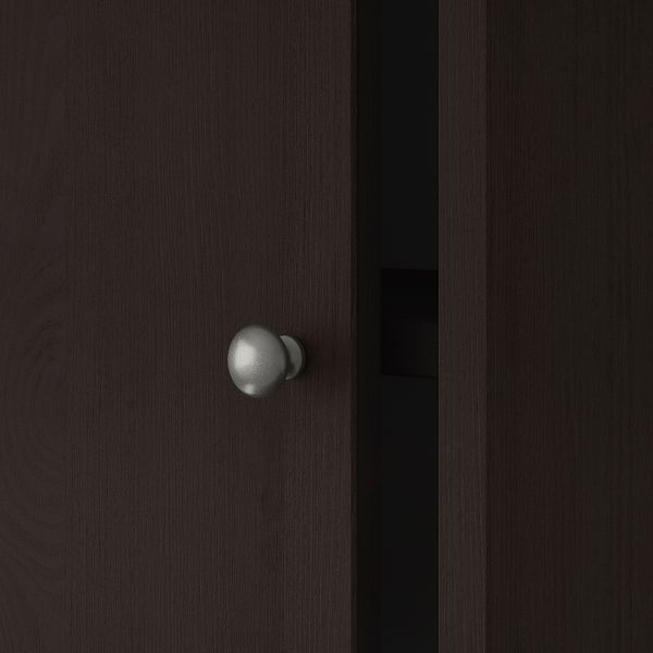 Шкаф с цоколем, темно-коричневый 121x47x89 см IKEA HAVSTA ХАВСТА 503.910.58 - фото 5