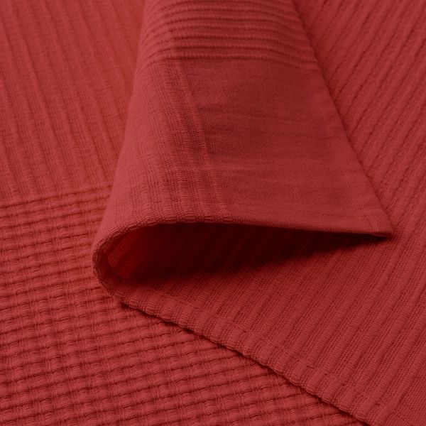 Покрывало, красно-оранжевый 230x250 см IKEA INDIRA ИНДИРА 104.659.99 - схема-чертеж с размерами