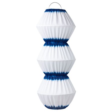 Подвесная светодиодная лампа СОЛВИДЕН, синий/белый (105 см)