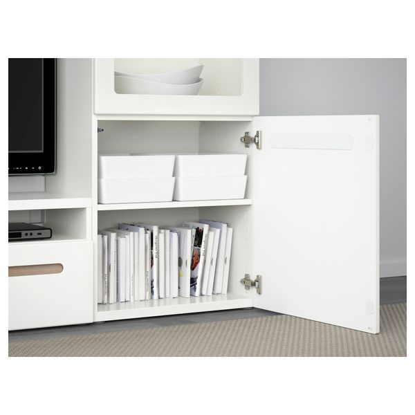 Контейнер с крышкой КУГГИС, белый (26x35x8 см) - схема-чертеж с размерами