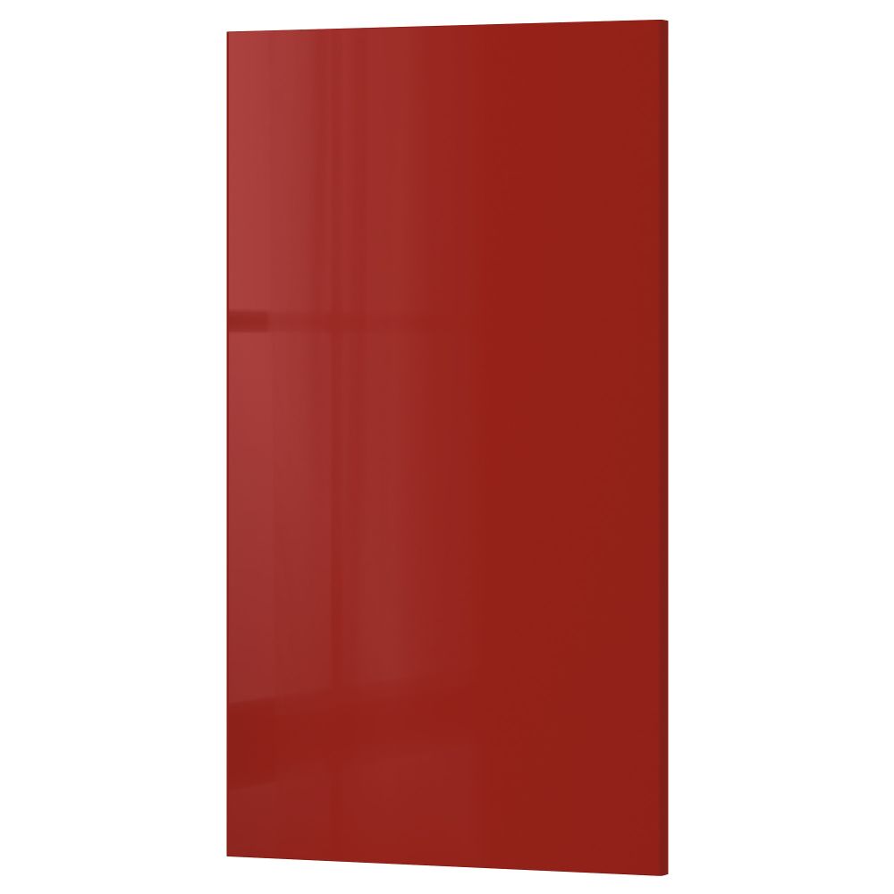 Фронтальная панель для посудомоечной машины РИНГУЛЬТ, глянцевый красный (45x80 см) - схема-чертеж с размерами