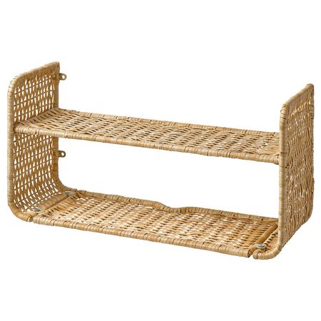FRYKSÅS Полка навесная - ротанг 60x20 см