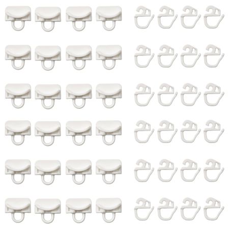 Бегунок и крючок, белый IKEA VIDGA ВИДГА 804.830.04