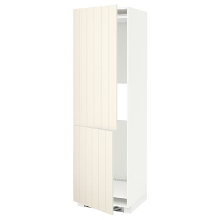 Высокий шкаф для холодильника или морозильник МЕТОД, белый, Хитарп белый с оттенком