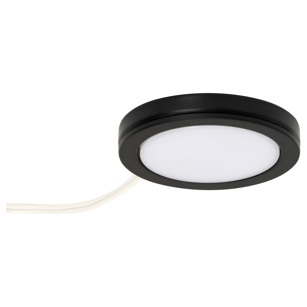 Софит светодиодный ОМЛОПП, черный (6.8 см) - схема-чертеж с размерами