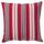 Чехол на подушку ВИНТЕР 2016, красный/белый, в полоску (50x50 см)