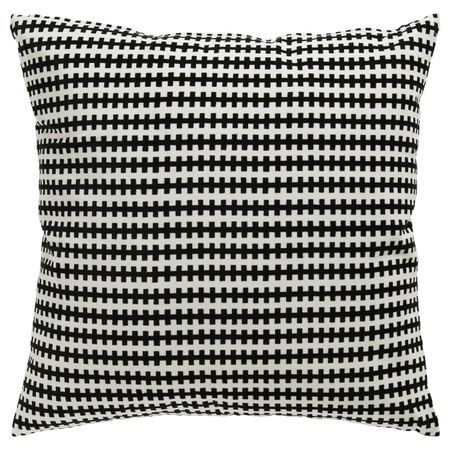 Подушка, черный/белый, 50x50 см IKEA СТОКГОЛЬМ 203.726.07