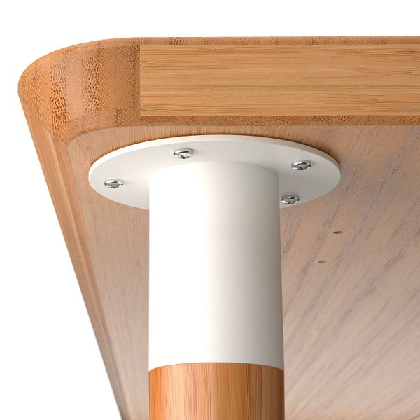 Письменный стол, бамбук 140x65 см IKEA ANFALLARE АНФАЛЛАРЕ / HILVER ХИЛВЕР 894.177.12 - фото 5