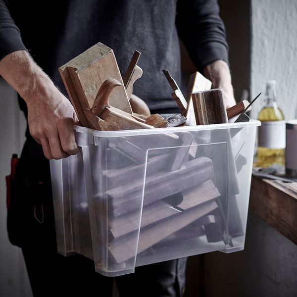 SAMLA Контейнер - прозрачный 39x28x28 см/22 л - фото 4