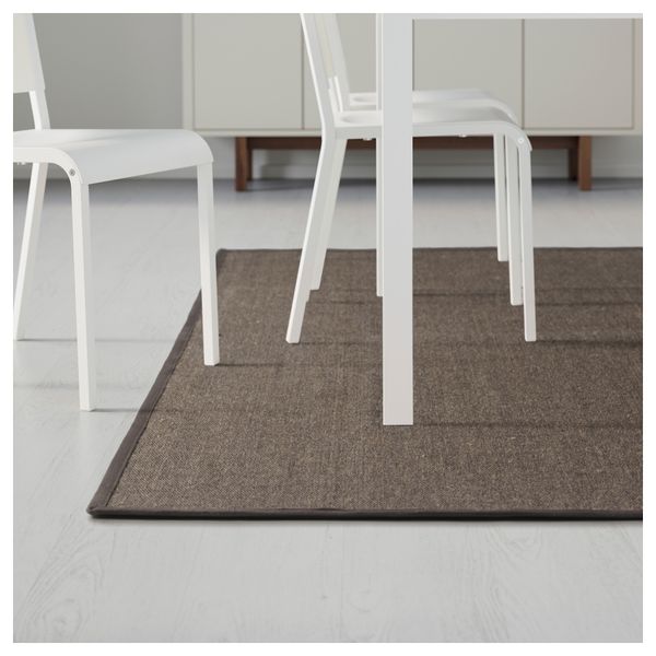 Ковер, безворсовый ОСТЕД, коричневый - фото 4