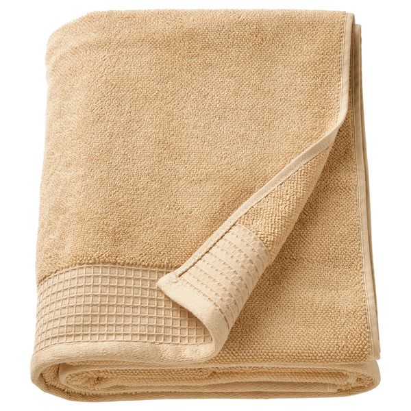 Простыня банная, 100x150 см, светло-желтый IKEA VINARN ВИНАРН 005.083.34 - фото 1